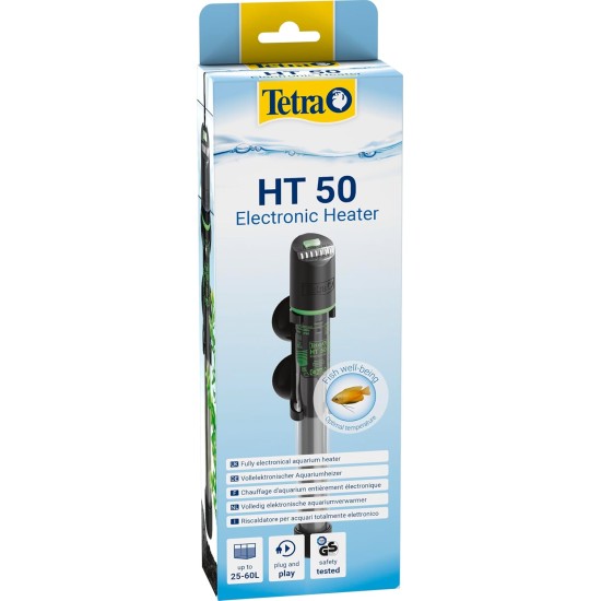 Tetra HT 150 Heater for 150-255 L Aquariums - Powerful Aquarium Heater for Covering Different Power Levels with Temperature Adjustment Knob Tetra HT 150 Heater for 150-255 L Aquariums - Powerful Aquarium Heater for Covering Different Power Levels with Temperature Adjustment Knob