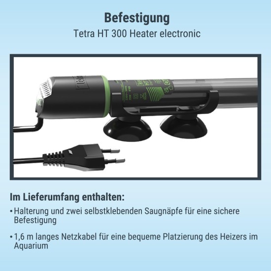 Tetra HT 150 Heater for 150-255 L Aquariums - Powerful Aquarium Heater for Covering Different Power Levels with Temperature Adjustment Knob Tetra HT 150 Heater for 150-255 L Aquariums - Powerful Aquarium Heater for Covering Different Power Levels with Temperature Adjustment Knob