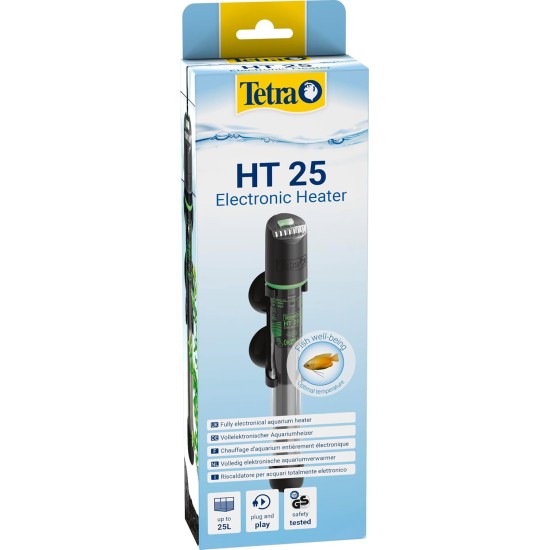 Tetra HT 150 Heater for 150-255 L Aquariums - Powerful Aquarium Heater for Covering Different Power Levels with Temperature Adjustment Knob Tetra HT 150 Heater for 150-255 L Aquariums - Powerful Aquarium Heater for Covering Different Power Levels with Temperature Adjustment Knob