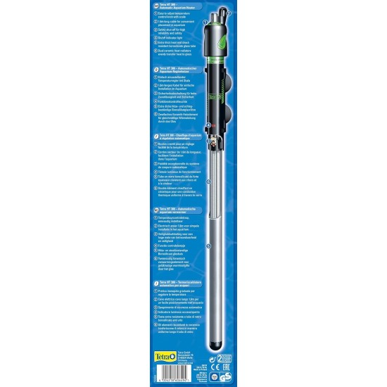 Tetra HT 150 Heater for 150-255 L Aquariums - Powerful Aquarium Heater for Covering Different Power Levels with Temperature Adjustment Knob Tetra HT 150 Heater for 150-255 L Aquariums - Powerful Aquarium Heater for Covering Different Power Levels with Temperature Adjustment Knob