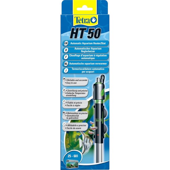 Tetra HT 150 Heater for 150-255 L Aquariums - Powerful Aquarium Heater for Covering Different Power Levels with Temperature Adjustment Knob Tetra HT 150 Heater for 150-255 L Aquariums - Powerful Aquarium Heater for Covering Different Power Levels with Temperature Adjustment Knob