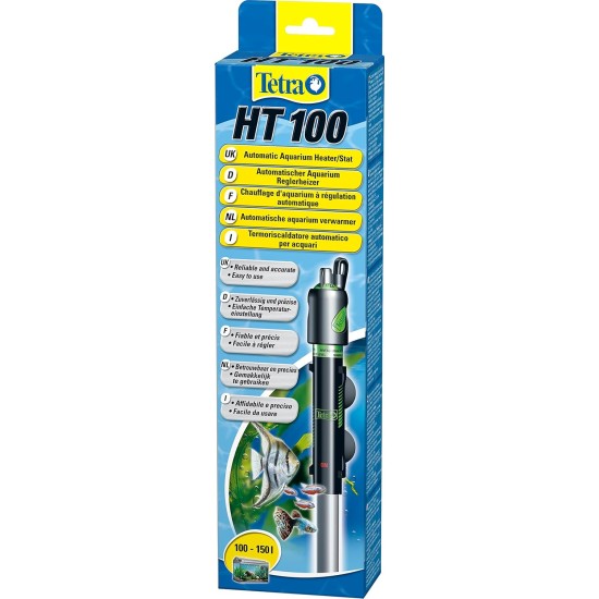 Tetra HT 150 Heater for 150-255 L Aquariums - Powerful Aquarium Heater for Covering Different Power Levels with Temperature Adjustment Knob Tetra HT 150 Heater for 150-255 L Aquariums - Powerful Aquarium Heater for Covering Different Power Levels with Temperature Adjustment Knob