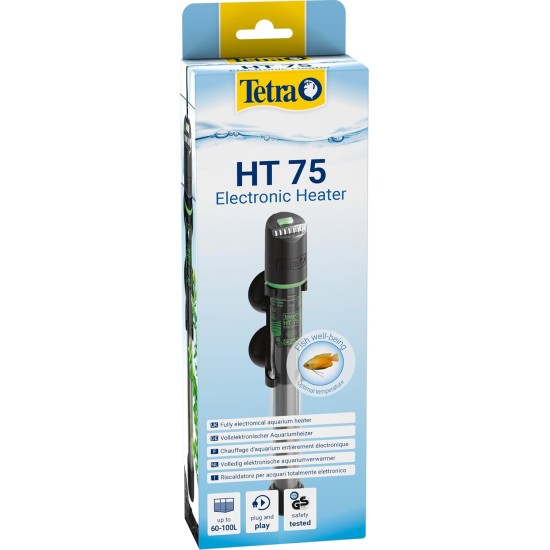 Tetra HT 150 Heater for 150-255 L Aquariums - Powerful Aquarium Heater for Covering Different Power Levels with Temperature Adjustment Knob Tetra HT 150 Heater for 150-255 L Aquariums - Powerful Aquarium Heater for Covering Different Power Levels with Temperature Adjustment Knob