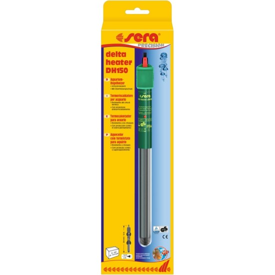 sera Delta heater DH300 (300 W) - shock-resistant control heater in particularly slim design with overheating protection sera Delta heater DH300 (300 W) - shock-resistant control heater in particularly slim design with overheating protection
