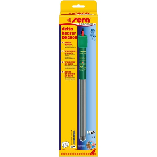 sera Delta heater DH300 (300 W) - shock-resistant control heater in particularly slim design with overheating protection sera Delta heater DH300 (300 W) - shock-resistant control heater in particularly slim design with overheating protection