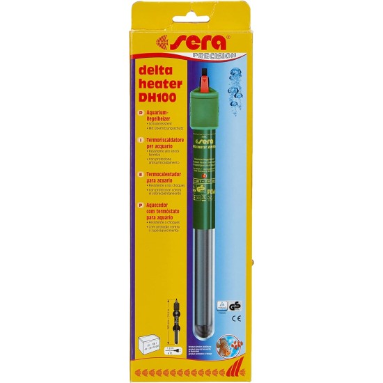 sera Delta heater DH300 (300 W) - shock-resistant control heater in particularly slim design with overheating protection sera Delta heater DH300 (300 W) - shock-resistant control heater in particularly slim design with overheating protection