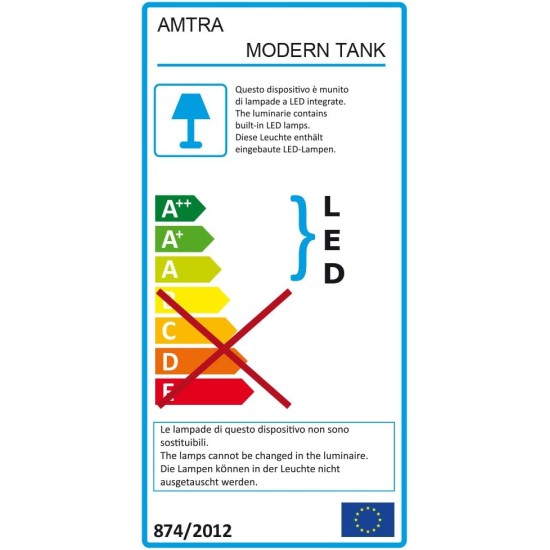 Amtra Modern Tank 40 LED Aquarium Complete with LED Lighting and Internal Filter / cm 42.5 x 23.5 x 36.5 / 28 Litres Amtra Modern Tank 40 LED Aquarium Complete with LED Lighting and Internal Filter / cm 42.5 x 23.5 x 36.5 / 28 Litres
