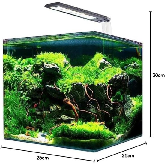 Croci Amtra Modern Tank 50 LED Aquarium Complete with LED Lighting and Internal Filter / cm 50.5 x 25.5 x 40 / 40 Litres Croci Amtra Modern Tank 50 LED Aquarium Complete with LED Lighting and Internal Filter / cm 50.5 x 25.5 x 40 / 40 Litres