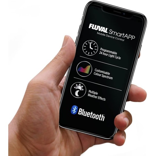 Fluval Roma 125L Bluetooth LED Aquarium Kit - Black Fluval Roma 125L Bluetooth LED Aquarium Kit - Black