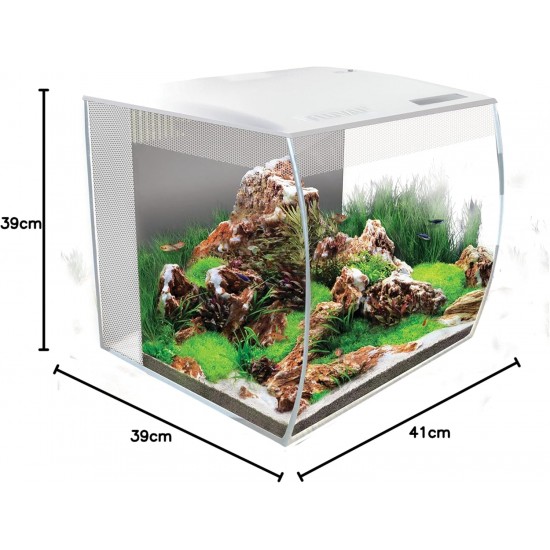Hagen Fluval Flex Aquarium Kit, 41 x 39 x 39 cm, 57 Litre Hagen Fluval Flex Aquarium Kit, 41 x 39 x 39 cm, 57 Litre