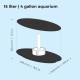 Loop 15 Aquarium with Standard Light - 4 Gallon, White without remote control