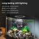 Loop 15 Aquarium with Standard Light - 4 Gallon, White without remote control