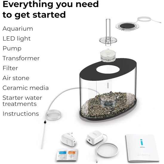 Loop 15 Aquarium with Standard Light - 4 Gallon, White without remote control Loop 15 Aquarium with Standard Light - 4 Gallon, White without remote control