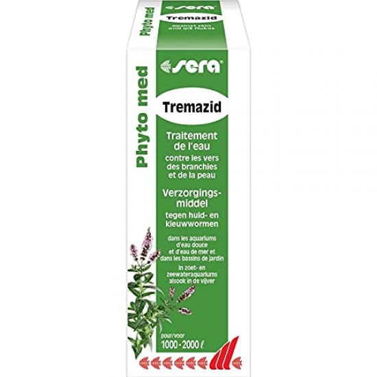 SERA Phyto Med Tremazid Water Treatment Pack of 100 SERA Phyto Med Tremazid Water Treatment Pack of 100