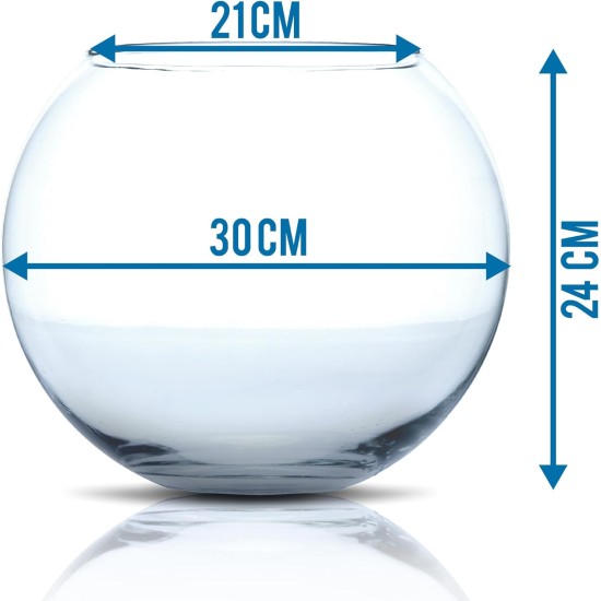 Wave Crystal Globe Blown Glass 30 Wave Crystal Globe Blown Glass 30