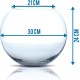 Wave Crystal Globe Blown Glass 30 Wave Crystal Globe Blown Glass 30