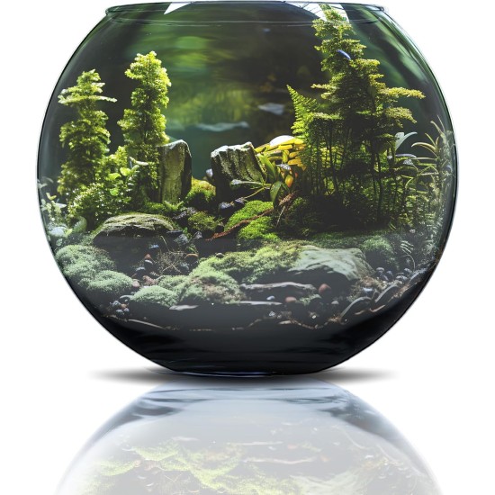 Wave Crystal Globe Blown Glass 30 Wave Crystal Globe Blown Glass 30