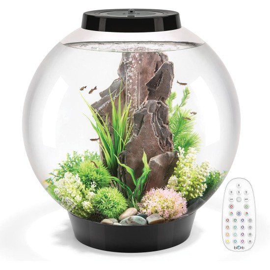 biOrb 72000 Classic 15 LED, 15 L, silver, decorative round acrylic aquarium, complete set with patented filter system, LED lighting biOrb 72000 Classic 15 LED, 15 L, silver, decorative round acrylic aquarium, complete set with patented filter system, LED lighting