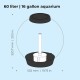 biOrb 72000 Classic 15 LED, 15 L, silver, decorative round acrylic aquarium, complete set with patented filter system, LED lighting biOrb 72000 Classic 15 LED, 15 L, silver, decorative round acrylic aquarium, complete set with patented filter system, LED lighting