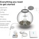 biOrb 72000 Classic 15 LED, 15 L, silver, decorative round acrylic aquarium, complete set with patented filter system, LED lighting biOrb 72000 Classic 15 LED, 15 L, silver, decorative round acrylic aquarium, complete set with patented filter system, LED lighting