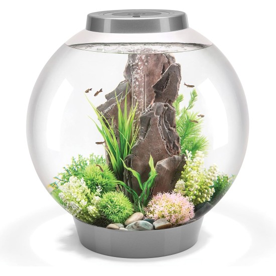 biOrb 72000 Classic 15 LED, 15 L, silver, decorative round acrylic aquarium, complete set with patented filter system, LED lighting biOrb 72000 Classic 15 LED, 15 L, silver, decorative round acrylic aquarium, complete set with patented filter system, LED lighting