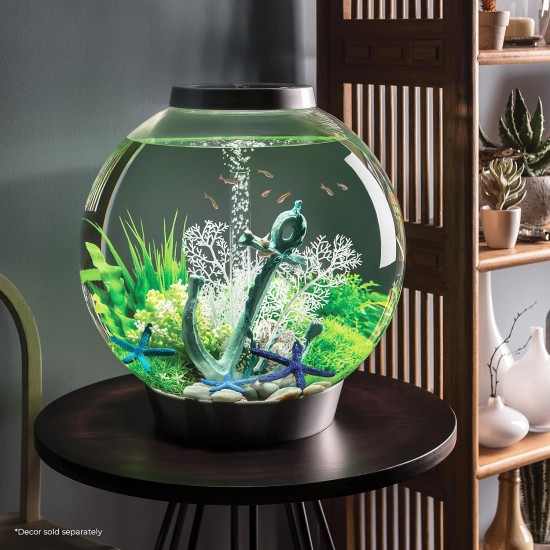 biOrb 72000 Classic 15 LED, 15 L, silver, decorative round acrylic aquarium, complete set with patented filter system, LED lighting biOrb 72000 Classic 15 LED, 15 L, silver, decorative round acrylic aquarium, complete set with patented filter system, LED lighting