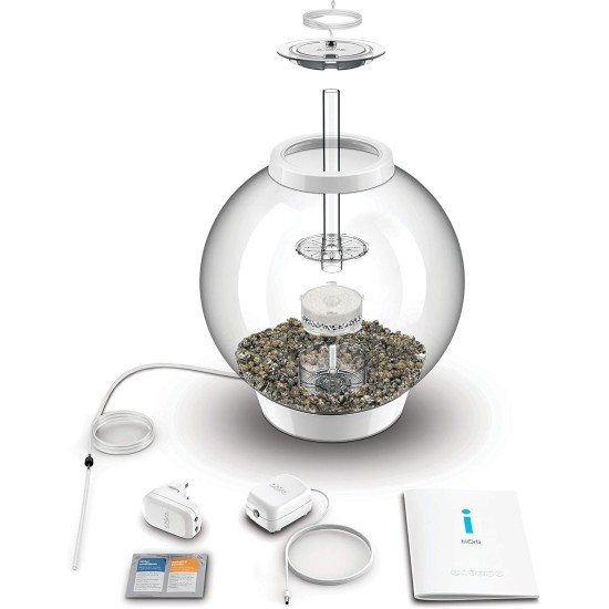 biOrb 72000 Classic 15 LED, 15 L, silver, decorative round acrylic aquarium, complete set with patented filter system, LED lighting biOrb 72000 Classic 15 LED, 15 L, silver, decorative round acrylic aquarium, complete set with patented filter system, LED lighting