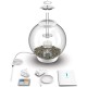 biOrb 72000 Classic 15 LED, 15 L, silver, decorative round acrylic aquarium, complete set with patented filter system, LED lighting biOrb 72000 Classic 15 LED, 15 L, silver, decorative round acrylic aquarium, complete set with patented filter system, LED lighting