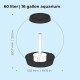 biOrb 72000 Classic 15 LED, 15 L, silver, decorative round acrylic aquarium, complete set with patented filter system, LED lighting biOrb 72000 Classic 15 LED, 15 L, silver, decorative round acrylic aquarium, complete set with patented filter system, LED lighting