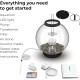 biOrb 72000 Classic 15 LED, 15 L, silver, decorative round acrylic aquarium, complete set with patented filter system, LED lighting biOrb 72000 Classic 15 LED, 15 L, silver, decorative round acrylic aquarium, complete set with patented filter system, LED lighting