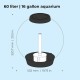 biOrb 72011 Classic 60 LED, 60 L, black, decorative round acrylic aquarium, complete set with patented filter system, LED lighting biOrb 72011 Classic 60 LED, 60 L, black, decorative round acrylic aquarium, complete set with patented filter system, LED lighting