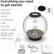 biOrb 72011 Classic 60 LED, 60 L, black, decorative round acrylic aquarium, complete set with patented filter system, LED lighting biOrb 72011 Classic 60 LED, 60 L, black, decorative round acrylic aquarium, complete set with patented filter system, LED lighting