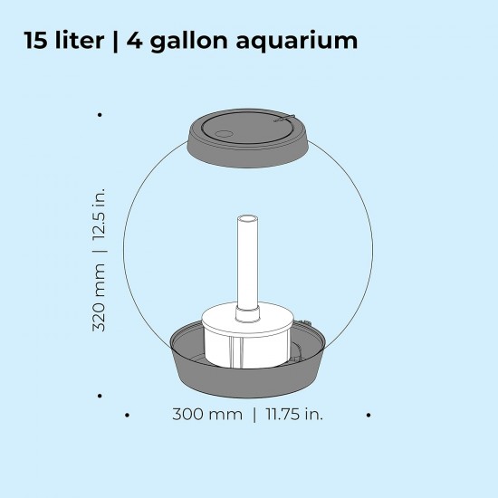 biOrb 72011 Classic 60 LED, 60 L, black, decorative round acrylic aquarium, complete set with patented filter system, LED lighting biOrb 72011 Classic 60 LED, 60 L, black, decorative round acrylic aquarium, complete set with patented filter system, LED lighting