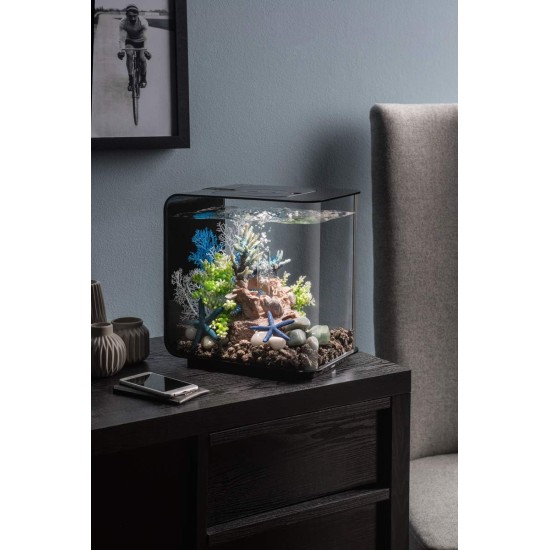biOrb 72033 Flow 30 LED Black - Elegant Design Aquarium, Complete Set with Filter System, LED Lighting, Floor Gravel and Air Vent Made of Durable Acrylic Glass biOrb 72033 Flow 30 LED Black - Elegant Design Aquarium, Complete Set with Filter System, LED Lighting, Floor Gravel and Air Vent Made of Durable Acrylic Glass