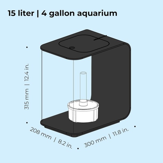 biOrb 72033 Flow 30 LED Black - Elegant Design Aquarium, Complete Set with Filter System, LED Lighting, Floor Gravel and Air Vent Made of Durable Acrylic Glass biOrb 72033 Flow 30 LED Black - Elegant Design Aquarium, Complete Set with Filter System, LED Lighting, Floor Gravel and Air Vent Made of Durable Acrylic Glass
