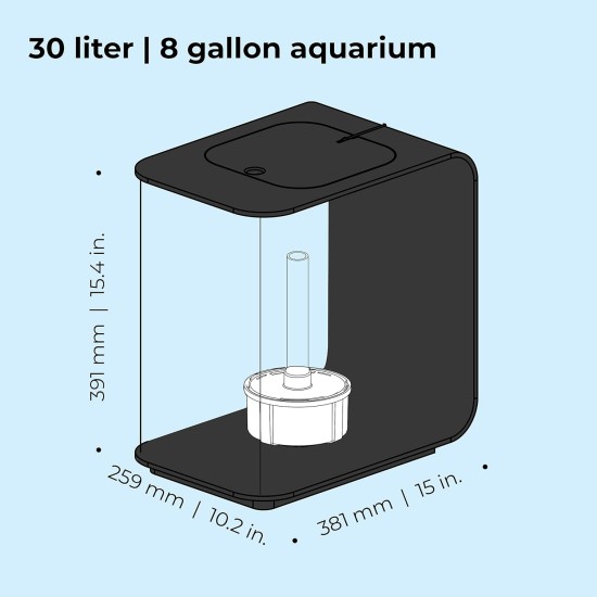 biOrb 72033 Flow 30 LED Black - Elegant Design Aquarium, Complete Set with Filter System, LED Lighting, Floor Gravel and Air Vent Made of Durable Acrylic Glass biOrb 72033 Flow 30 LED Black - Elegant Design Aquarium, Complete Set with Filter System, LED Lighting, Floor Gravel and Air Vent Made of Durable Acrylic Glass