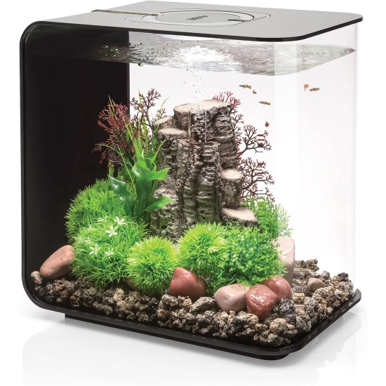 biOrb 72033 Flow 30 LED Black - Elegant Design Aquarium, Complete Set with Filter System, LED Lighting, Floor Gravel and Air Vent Made of Durable Acrylic Glass biOrb 72033 Flow 30 LED Black - Elegant Design Aquarium, Complete Set with Filter System, LED Lighting, Floor Gravel and Air Vent Made of Durable Acrylic Glass