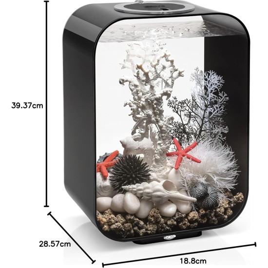 biOrb 72047 Life 15 LED, Transparent, 15 L Tank Volume - Aquarium Set with Filter System, LED Lighting, Ceramic Substrate Made of Robust Acrylic Glass biOrb 72047 Life 15 LED, Transparent, 15 L Tank Volume - Aquarium Set with Filter System, LED Lighting, Ceramic Substrate Made of Robust Acrylic Glass