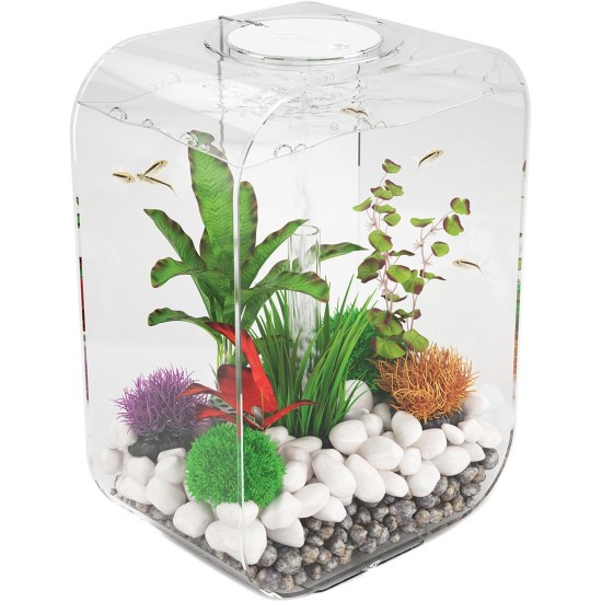 biOrb 72047 Life 15 LED, Transparent, 15 L Tank Volume - Aquarium Set with Filter System, LED Lighting, Ceramic Substrate Made of Robust Acrylic Glass biOrb 72047 Life 15 LED, Transparent, 15 L Tank Volume - Aquarium Set with Filter System, LED Lighting, Ceramic Substrate Made of Robust Acrylic Glass