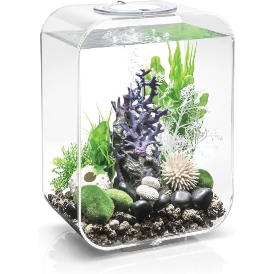 biOrb 72047 Life 15 LED, Transparent, 15 L Tank Volume - Aquarium Set with Filter System, LED Lighting, Ceramic Substrate Made of Robust Acrylic Glass biOrb 72047 Life 15 LED, Transparent, 15 L Tank Volume - Aquarium Set with Filter System, LED Lighting, Ceramic Substrate Made of Robust Acrylic Glass