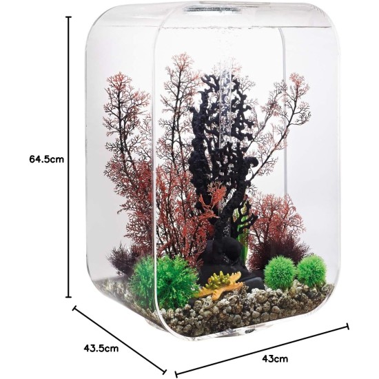 biOrb 72059 LIFE 60 MCR Transparent 60 L Aquarium Set with Filter System, Multicoloured Lighting, Ceramic Substrate Made of Durable Acrylic Glass biOrb 72059 LIFE 60 MCR Transparent 60 L Aquarium Set with Filter System, Multicoloured Lighting, Ceramic Substrate Made of Durable Acrylic Glass