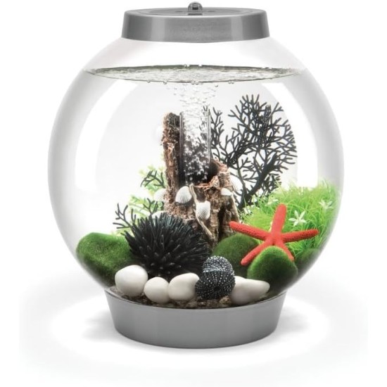 biOrb Classic 15 MCR Silver Tabletop Aquarium for Elegant Design Variants with Patented Filter System biOrb Classic 15 MCR Silver Tabletop Aquarium for Elegant Design Variants with Patented Filter System
