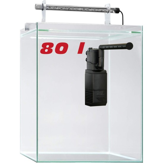 sera Scaper Cube 80 L Starter Set - 80 Litre Aquarium with Inner Filter and LED Lighting without Cabinet sera Scaper Cube 80 L Starter Set - 80 Litre Aquarium with Inner Filter and LED Lighting without Cabinet