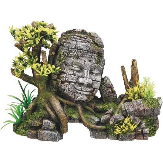 Nobby Aqua Ornaments Angkor Wat with Plants, 25 x 12.5 x 18 cm, Pack of 1 Nobby Aqua Ornaments Angkor Wat with Plants, 25 x 12.5 x 18 cm, Pack of 1