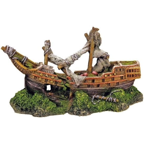 Nobby Aqua Ornaments Boat 22 x 9.5 x 12.5 cm Nobby Aqua Ornaments Boat 22 x 9.5 x 12.5 cm