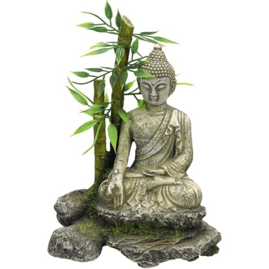 Nobby Aqua Ornaments Zen Statue with Bamboo, 12 x 9 x 16 cm, 1 Piece Nobby Aqua Ornaments Zen Statue with Bamboo, 12 x 9 x 16 cm, 1 Piece