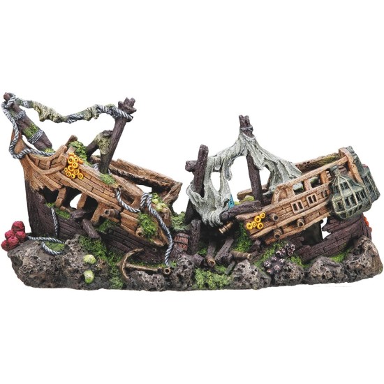 Nobby Battle Ship Aquarium Ornaments, 2X-Large 57 x 26 x 29 cm Nobby Battle Ship Aquarium Ornaments, 2X-Large 57 x 26 x 29 cm