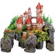 Nobby Castle with Plants Aquarium Ornaments, 37 x 20.5 x 31.5 cm Nobby Castle with Plants Aquarium Ornaments, 37 x 20.5 x 31.5 cm
