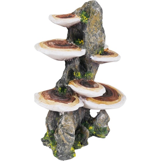 Pen Plax RR1007 Mushrooms on Rock Aquarium Ornament, Medium/5.5" x 4" x 7.5" Pen Plax RR1007 Mushrooms on Rock Aquarium Ornament, Medium/5.5" x 4" x 7.5"