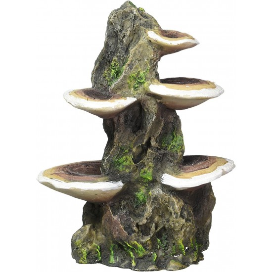 Pen Plax RR1007 Mushrooms on Rock Aquarium Ornament, Medium/5.5" x 4" x 7.5" Pen Plax RR1007 Mushrooms on Rock Aquarium Ornament, Medium/5.5" x 4" x 7.5"
